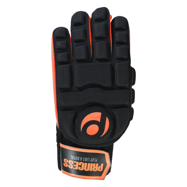 Princess  Black/Orange Full Finger Gloves