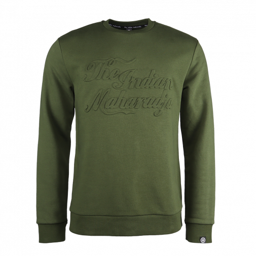 The Indian Maharadja Embossed Crew Neck Sweatshirt Last Ones